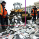 Борьба с пиратами. Уничтожение контрафактных дисков на 23 694 грн в Донецке, 30 января 2008 года. /УНИАН