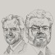 Луїджі Зінгалес і Петро Чернишов /ілюстрація Ілля Колесник для Forbes Ukraine