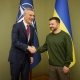 Генсек НАТО прибув до Києва. Столтенберг і Зеленський обговорили фронт, підготовку до саміту й кроки України до членства /Фото Офіс президента України