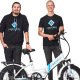 Співзасновники Lectric eBikes Левай Конлов, ліворуч, і Роббі Дезіл. JASON GRUBB VIA LECTRIC EBIKES