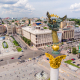 Будинок профспілок (по центру) з висоти пташиного польоту /Getty Images