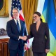 Міністр фінансів США Скотт Бессент і перша віцепремʼєрка - міністерка економіки України Юлія Свириденко /пресслужба Мінекономіки