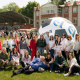 Amway team at Borodianka Sport School. Photo courtesy of Amwayʼs press service