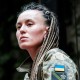Ярина Чорногуз, поетеса та військовослужбовиця. /Les Kasyanov/Global Images Ukraine via Getty Images
