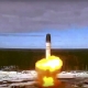 20 апреля 2022 Россия провела первый испытательный пуск межконтинентальной баллистической ракеты «Сармат». Фото Roscosmos Space Agency Press Service via AP