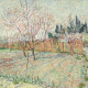 «Фруктовий сад з кипарисами» (Verger avec cyprès) Вінсента Ван Гога також побив попередній рекорд художника, проданий за $117,2 млн. /Christie's London