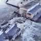 6 червня російські військові підірвали Каховську ГЕС, десятки населених пунктів затоплені, йде евакуація місцевого населення з небезпечних районів /Getty Images