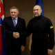 Роберт Фіцо та Денис Шмигаль на переговорах в Ужгороді, 24 січня 2024 року. /песс-служба Кабинета министров Украины
