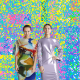 Дар'я Шаповалова і Наталя Моденова, засновниці маркетплейсу цифрового одягу DressX. Фото Olga Helga /Ілюстрація Shutterstock/Анна Наконечна