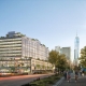 Google нещодавно купила бізнес-центр St Johnʼs Terminal (на зображенні), що на Вест-сайді на Мангеттені, за $2,1 млрд. Фото COOKFOX Architects