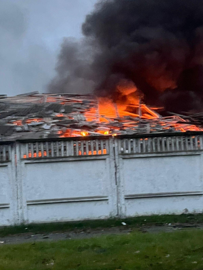 Росія дронами вдарила по зерносховищу на Чернігівщині (фото) /Фото 2