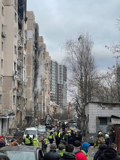 В многоэтажке в Соломенском районе Киева более 30 пострадавших из-за российской атаки (фото) /Фото 2