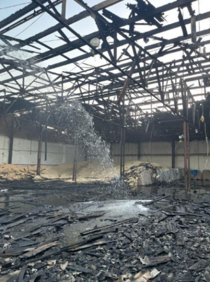 Росія вночі атакувала Одещину дронами. ППО знищила дев'ять «шахедів», пошкоджено зерносховища (фото) /Фото 5