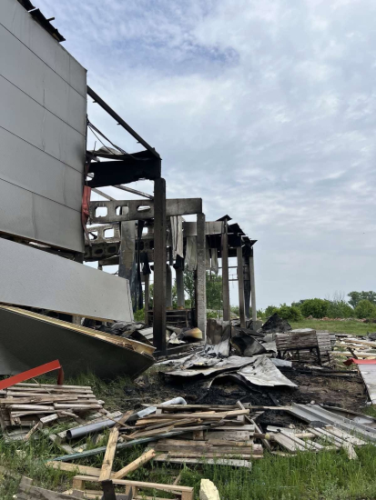 Росія знищила картоплесховище «Агріко Україна», збитки оцінюють у понад 50 млн грн (фото) /Фото 2