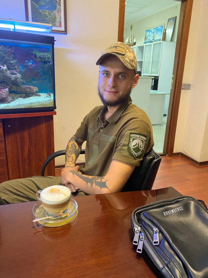 Даниил Ольшанский служил в добровольческом подразделении «Степные волки», погиб 11 августа 2022 от вражеской мины. /надано Сергієм Ольшанським