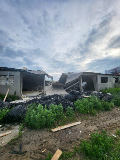 Росія знищила картоплесховище «Агріко Україна», збитки оцінюють у понад 50 млн грн (фото) /Фото 4